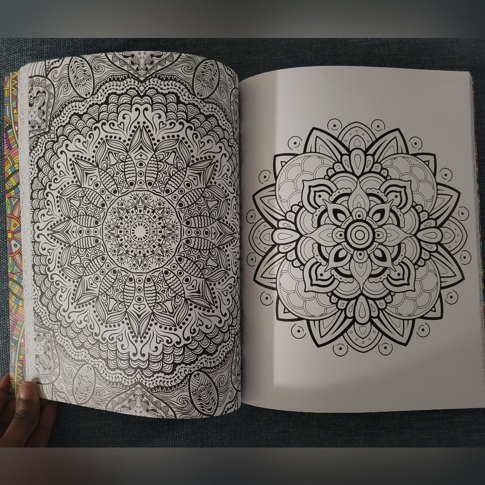 Colorful Mandalas Coloring Book - Picture 4 of 4